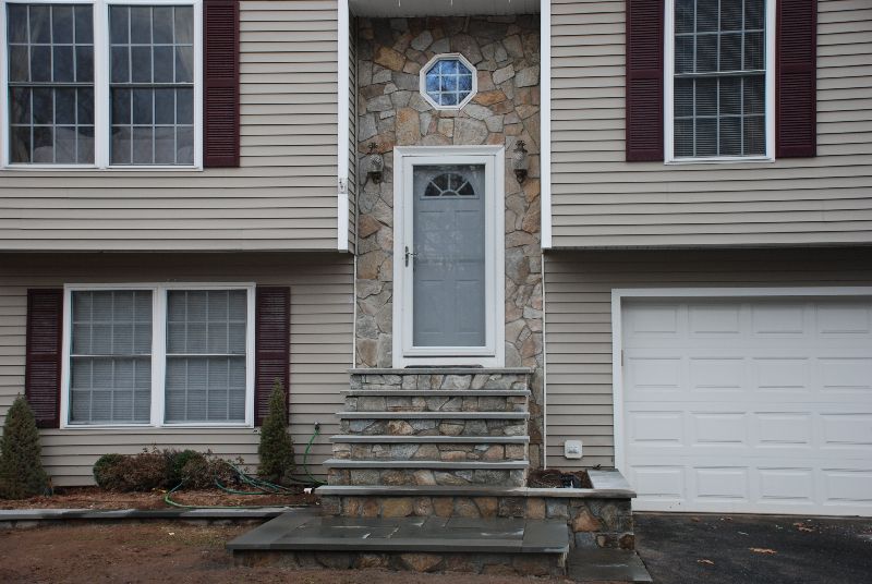 Stone Veneer entryway